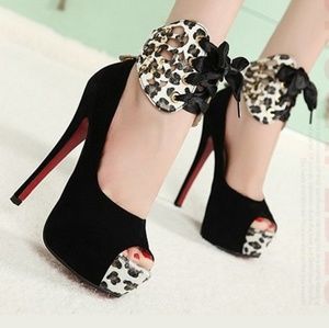 Platform 4 inch heel